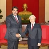 Líder de PCV se reúne con Nicolás Maduro