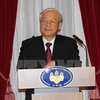  Líder partidista vietnamita continúa su agenda de trabajo en Japón