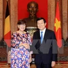 Presidente vietnamita recibe a nuevos embajadores