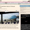 Periódico británico: Vietnam, un mercado atractivo para grupo aéreo japonés ANA