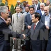 Presidente vietnamita recibe a secretario general de Federación Sindical Mundial