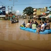 Inundaciones dejan dos muertos y tres desaparecidos en Indonesia