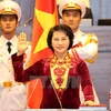 [Galería] Primera presidenta del parlamento jura en acto de asunción de cargo