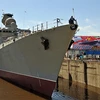 Bota Rusia buque de guerra Gepard construido para Vietnam