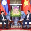 Presidente vietnamita recibe al primer ministro de Laos