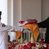 Bandera original de Indonesia desfilada por primera vez desde la independencia