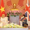 Presidenta del legislativo de Vietnam recibe a dirigente parlamentaria británica