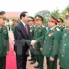 Presidente de Vietnam fija tareas para fuerzas armadas de zona militar 2 en Phu Tho