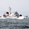 Barco de la guardia costera de China visita ciudad de Vietnam