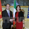 Presidente de Vietnam sugiere aprobación por Italia del TLC con UE 