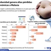 [Infografía] La obesidad genera altas pérdidas económicas a Malasia