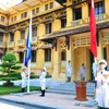 [Fotos] Izamiento de bandera de ASEAN en Hanoi