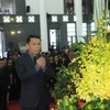 [Fotos] Delegación de Agencia Vietnamita de Noticias rinde tributo al presidente vietnamita Tran Dai Quang