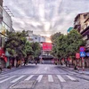 Hanoi apacible durante los días de distanciamiento social