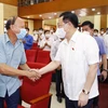 Presidente del Parlamento vietnamita se reúne con votantes de Hai Phon
