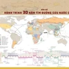 Presentan mapa del viaje del Tío Ho para buscar el camino de salvación nacional