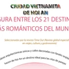 Ciudad vietnamita de Hoi An entre los 21 destinos más románticos del mundo