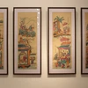 Pinturas folclóricas de Hang Trong recrean cuentos históricos y de hadas 