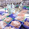 Exportaciones de mariscos de Vietnam en segundo trimestre pueden lograr récord de tres mil millones de dólares 