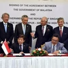 Malasia y Singapur firman acuerdo de ferrocarril de alta velocidad