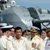 Presidente de Filipinas visita buque de guerra ruso
