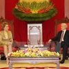 Líder partidista de Vietnam recibe a titular del Senado de Rusia