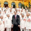 Presidente vietnamita elogia contribuciones de expolicías logísticos de la guerra 