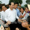 Presidente vietnamita visita comuna ejemplar en modernización rural