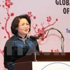 Vicepresidenta vietnamita interviene en clausura de Cumbre Mundial de Mujeres en Japón