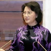 Presidenta del Parlamento de Vietnam recibe al dirigente legislativo de Myanmar