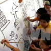 Inaugurarán avenida de pinturas murales más larga de Vietnam 