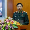 Jefe del Estado Mayor General de Vietnam recibe a alto funcionario de defensa de Camboya