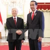 Visita del máximo dirigente partidista de Vietnam acapara titulares en prensa indonesia