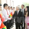 Máximo dirigente partidista de Vietnam inicia visita de Estado a Myanmar 