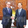 Recibe presidente vietnamita a embajadores salientes de Eslovaquia y Austria