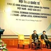 Japón comparte experiencias en reformas administrativas con Vietnam