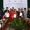 Filiales de Cruz Roja de Vietnam, Laos y Camboya firman acuerdo de cooperación