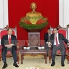 Alto funcionario del PCV recibe a ministro del Interior de Laos