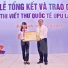 Vietnam conmemora 30 años de su primera participación en concurso de Unión Postal Universal