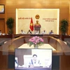 Comité Permanente del Parlamento vietnamita analiza situación socioeconómica
