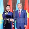 Máxima legisladora de Vietnam dialoga con titular de Cámara Baja de Kazajstán