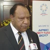 Rimbink Pato Obe, ministro de Asuntos Exteriores y Comercio de Papúa Nueva Guinea