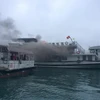 Turistas chinos traslados a sitio seguro tras una colisión de barcos en provincia vietnamita