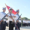 Celebran ceremonia de saludo a bandera en punto extremo oriental de Vietnam