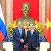 Presidente de Vietnam recibe al canciller ruso, Serguei Lavrov 