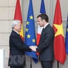 Máximo dirigente partidista de Vietnam envía mensaje de agradecimiento al presidente de Francia