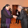 Vicepresidenta del Parlamento de Vietnam recibida por dirigentes camboyanos 