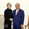 Primer ministro de Vietnam recibe a la canciller de Australia