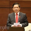 Mayoría de diputados vietnamitas satisfacen con respuestas del ministro de Transporte 