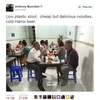 Se suicida famoso chef Anthony Bourdain, amante del bun cha de Hanoi 